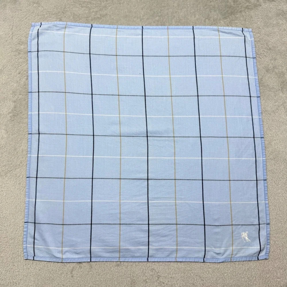Burberry Vintage Multicolor Handkerchief Scarf Nova Check Choice Authentic